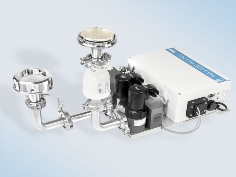 MAS-100 Iso MH microbial air sampler for microbial monitoring in isolators and RABS