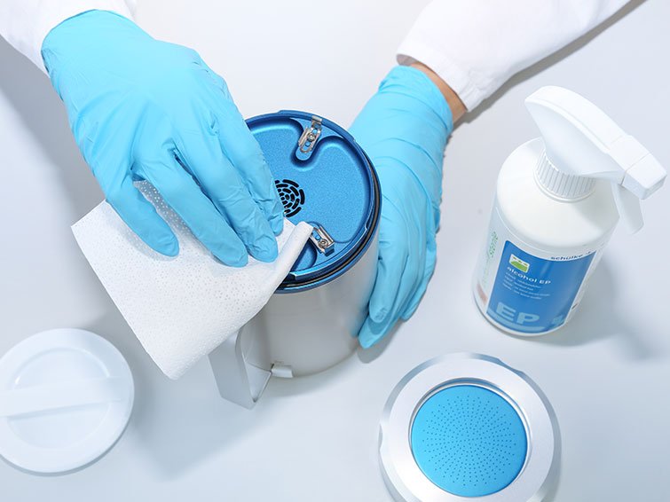 Microbial air sampler MAS-100 VF Desinfection