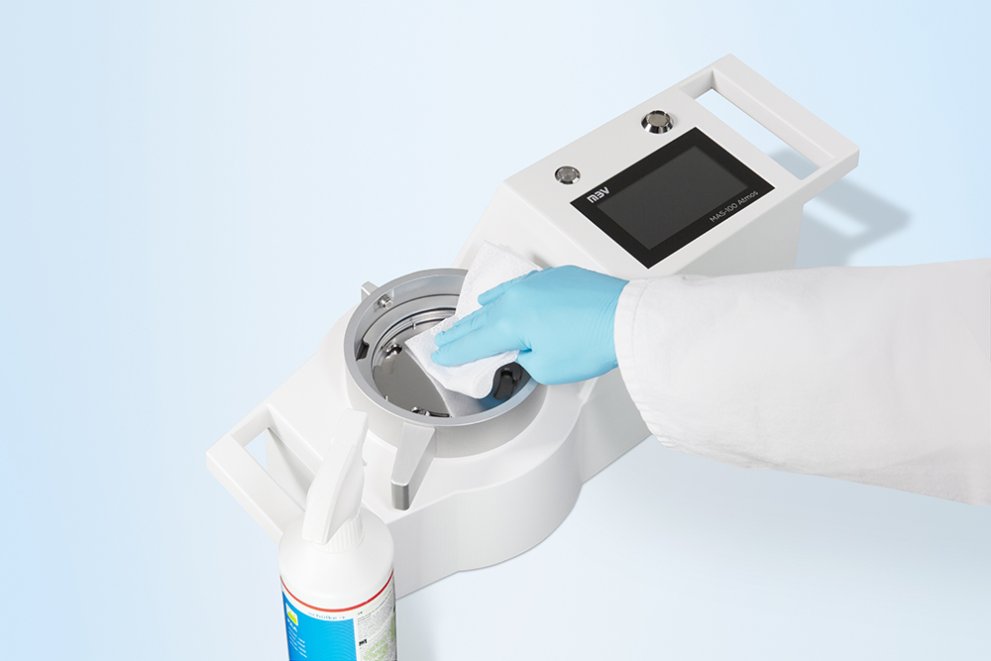 Microbial air sampler MAS-100 Atmos - Disinfection 